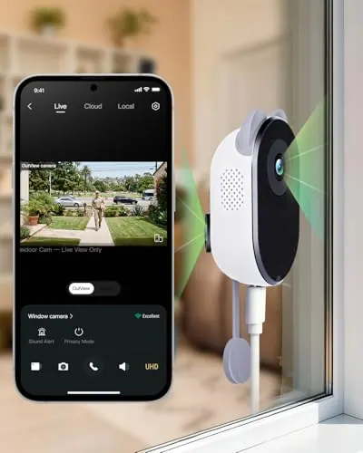 W101 Window Camera product view